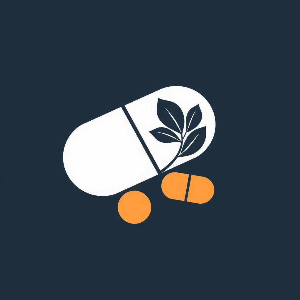 Icono de Suplementos Naturales: cápsula estilizada